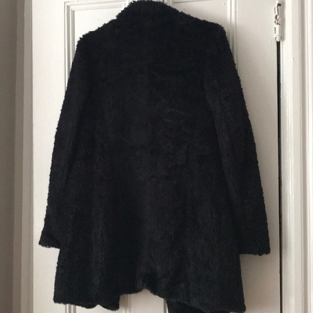 Black Fuzzy Jacket - Picture 6 of 6